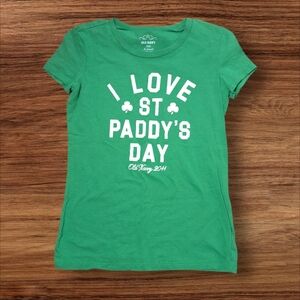 Old Navy Green St. Paddy's Day Y2K Tee Shirt